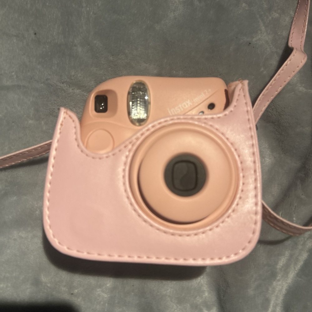 Instax Mini Blush Pink Camera with Case